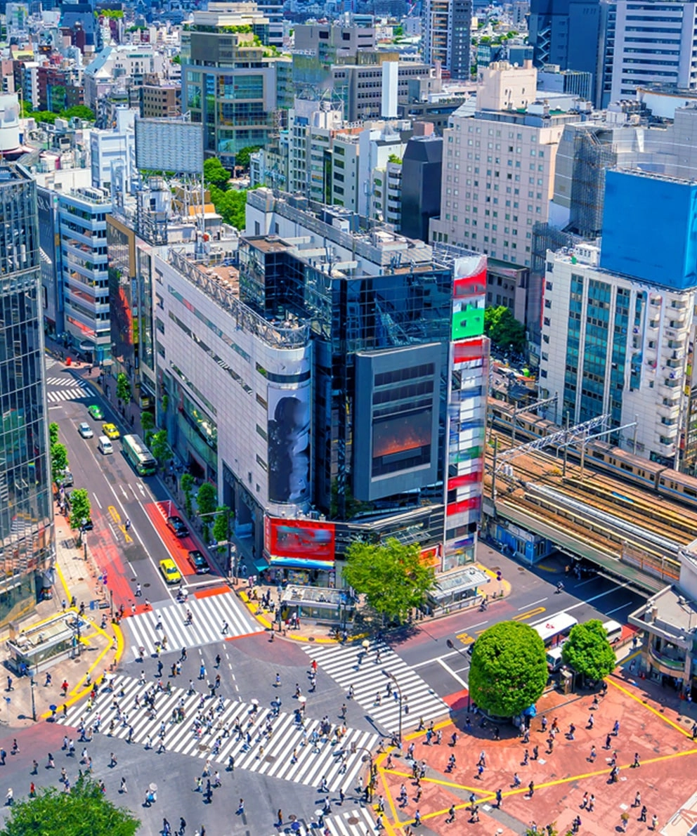 渋谷の街並み